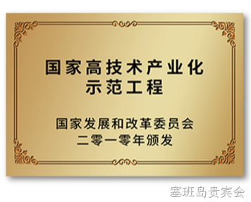 国家高技术产业化示范工程